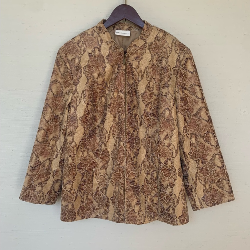 Alfred Dunner Snake Skin Jacket